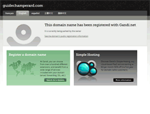 Tablet Screenshot of guidechamperard.com